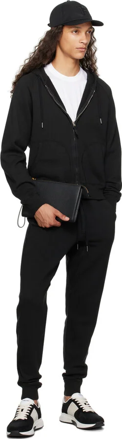 TOM FORD Black & Gray Jagga Sneakers - Image 5