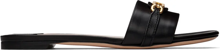 TOM FORD Black Leather Sandals