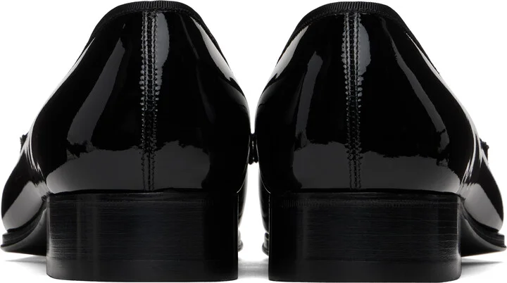 TOM FORD Black Patent Edgar Evening Loafers - Image 2