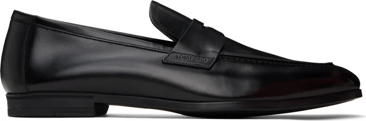 TOM FORD Black Sean Loafers