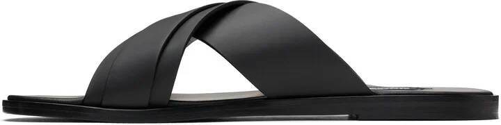 TOM FORD Black Smooth Leather Preston Sandals - Image 3