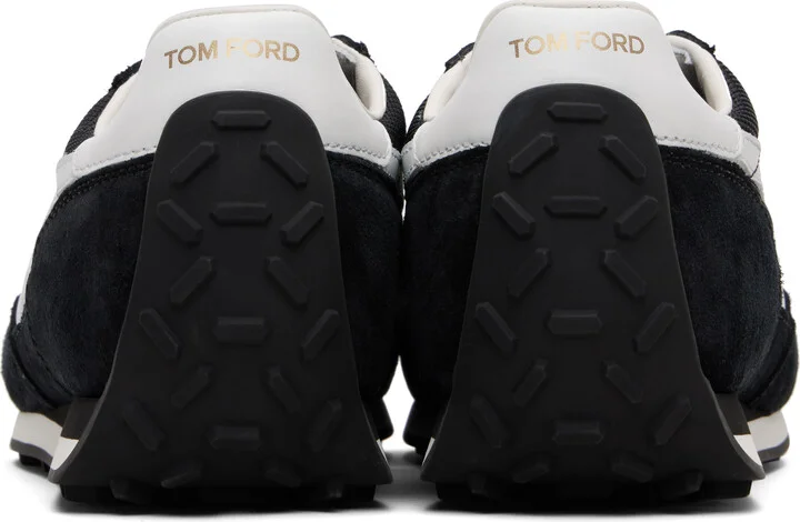 TOM FORD Black Suede Mick Sneakers - Image 2