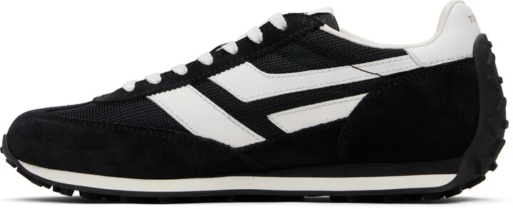 TOM FORD Black Suede Mick Sneakers - Image 3