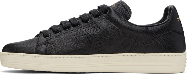 TOM FORD Black Warwick Sneakers - Image 3