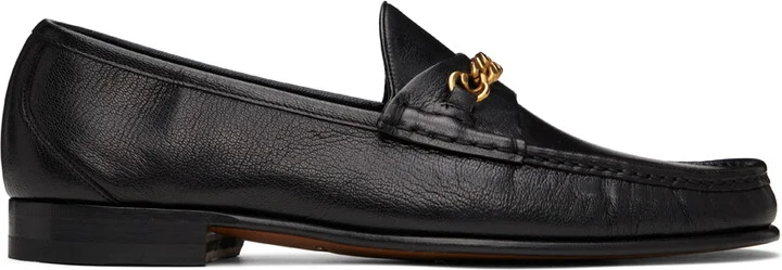 TOM FORD Black York Chain Loafers
