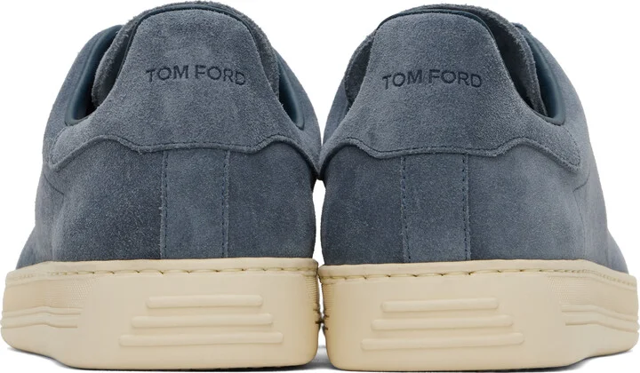 TOM FORD Blue Suede Warwick Sneakers - Image 2