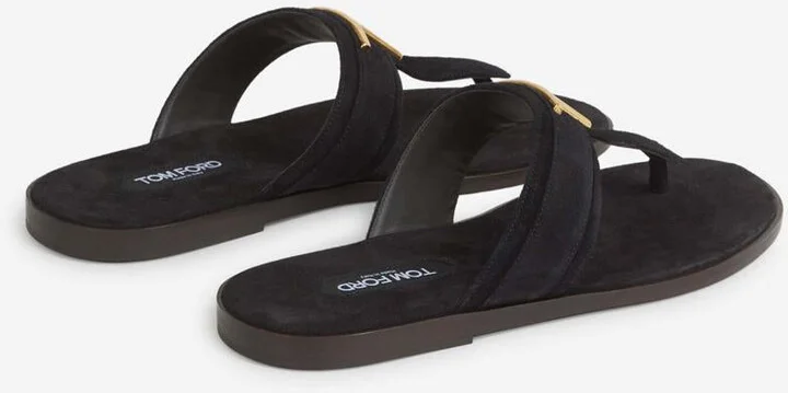 Tom Ford Brighton Leather Flip Flops - Image 3