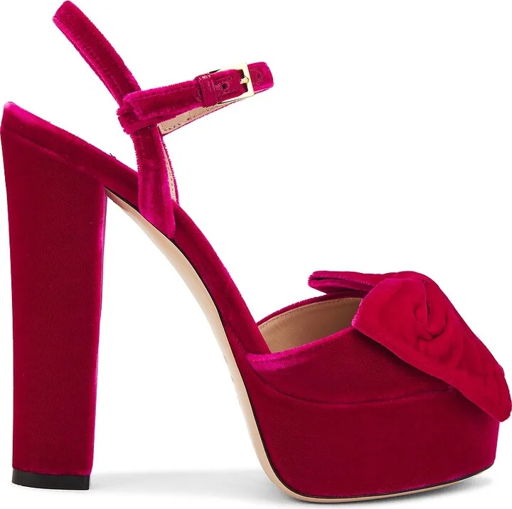 TOM FORD Brigitte Platform 130 Sandal in Pink