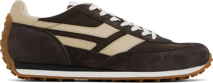 TOM FORD Brown Suede Mick Sneakers