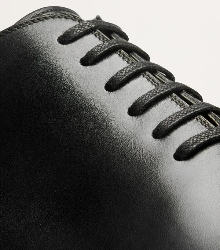 Tom Ford Burnished Leather Elkan Lace-Up Shoes - Image 4