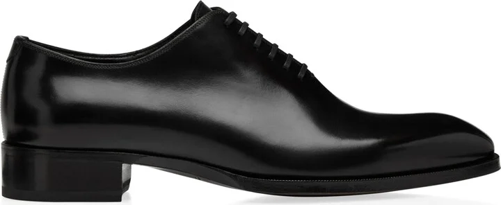 Tom Ford Burnished Leather Elkan Lace-Up Shoes