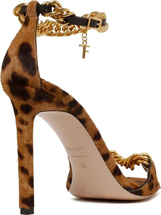 Tom Ford Chain Ankle Sandals