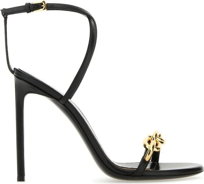 Tom Ford Chain Buckle-Strap Sandals