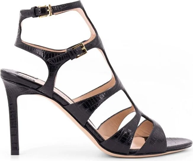 Tom Ford Embossed Buckle-Fastened Sandals