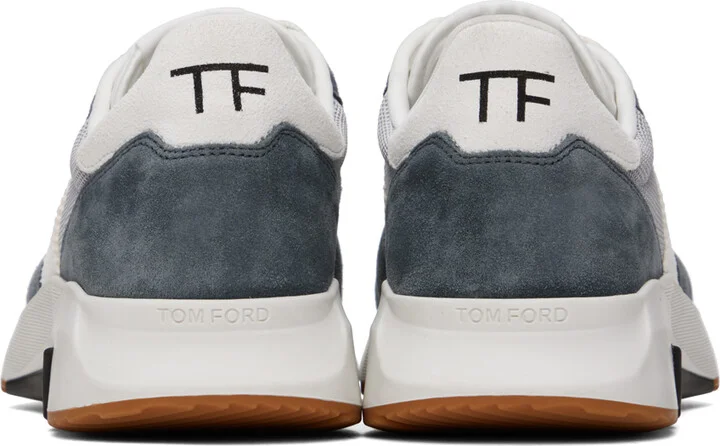 TOM FORD Gray Jagga Sneakers - Image 2