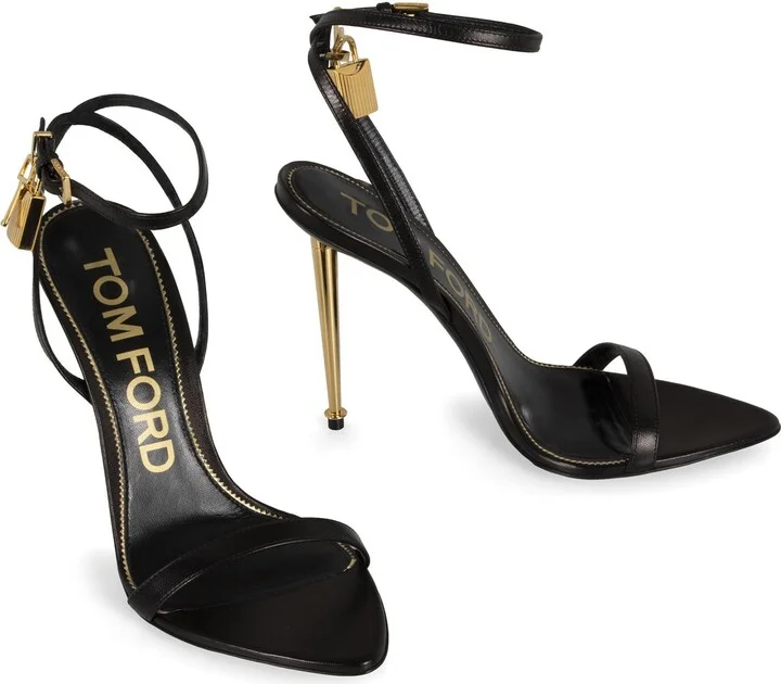 Tom Ford Heeled Leather Sandals - Image 3