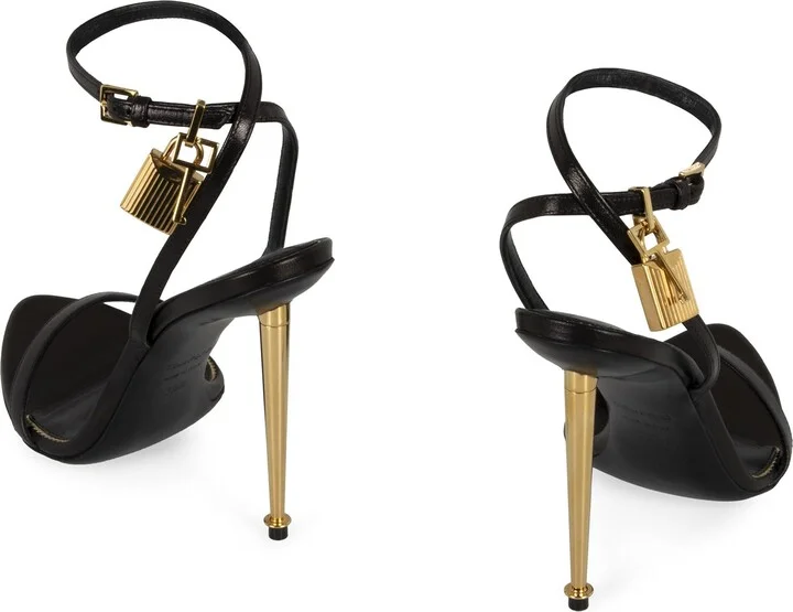 Tom Ford Heeled Leather Sandals - Image 4