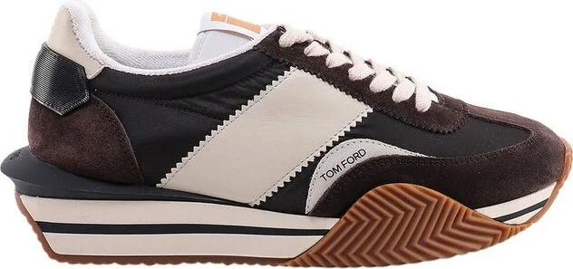 Tom Ford James Almond Toe Flatform Sneakers