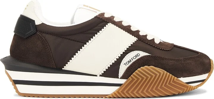 TOM FORD James Sneaker in Brown