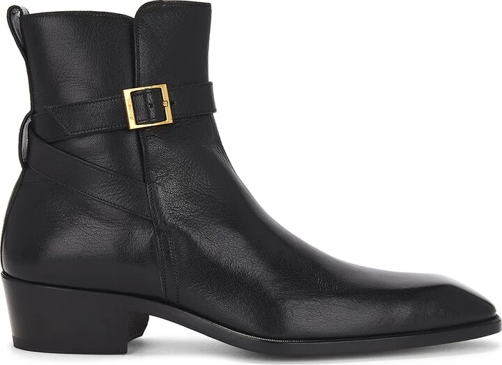 TOM FORD Kenneth Buckle Boot in Black