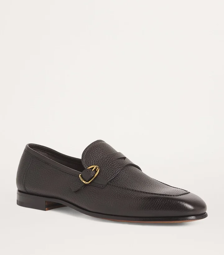 Tom Ford Leather Buckle Loafers - Image 5