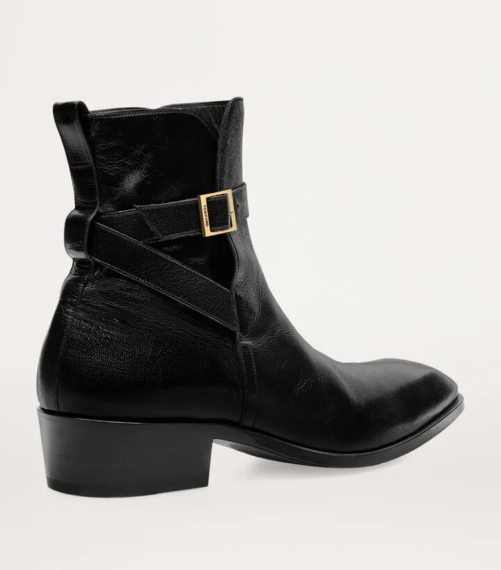Tom Ford Leather Kenneth Chelsea Boots - Image 3