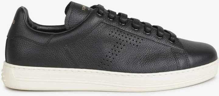 Tom Ford Leather Lace-Up Sneakers