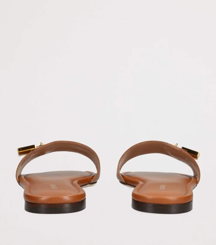 Tom Ford Leather Padlock-Detail Slides - Image 2