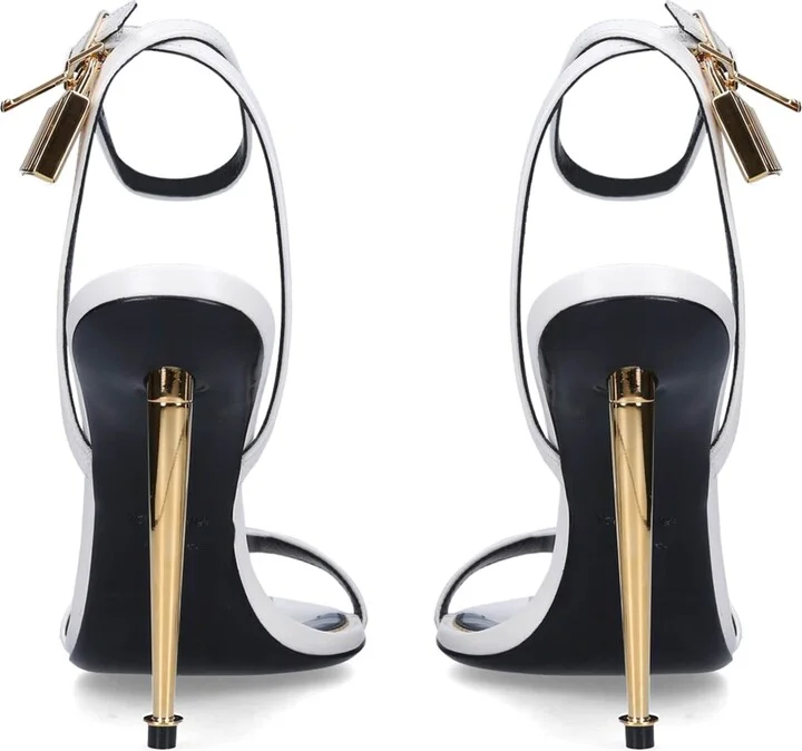 Tom Ford Leather Padlock Sandals 105 - Image 2