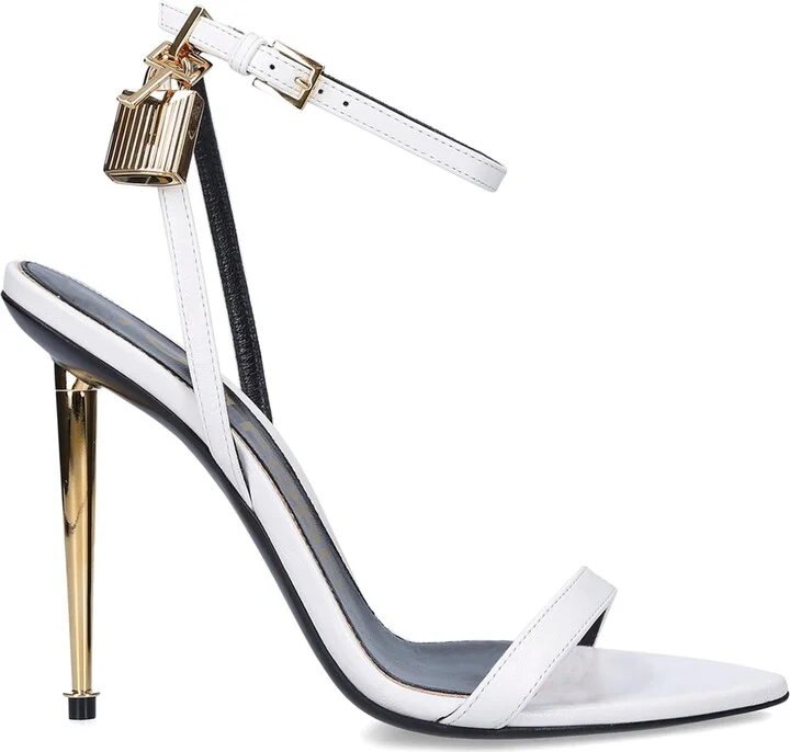 Tom Ford Leather Padlock Sandals 105 - Image 3