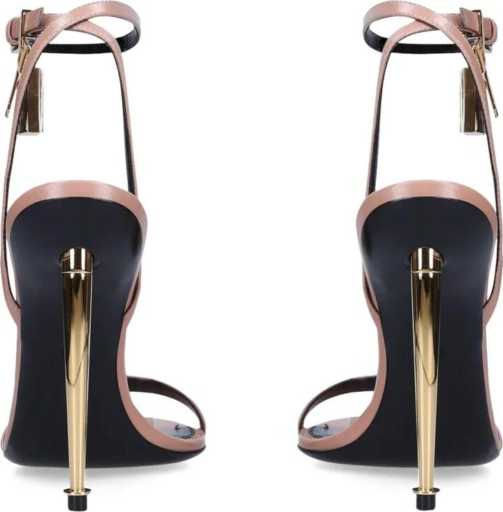 Tom Ford Leather Padlock Sandals 105 - Image 3