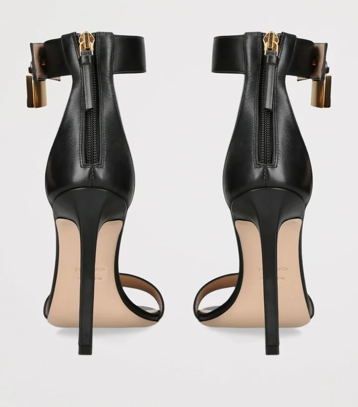 Tom Ford Leather Padlock Sandals 105 - Image 2