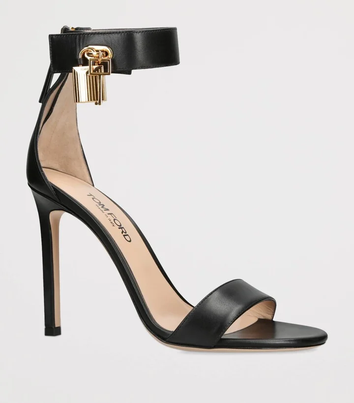 Tom Ford Leather Padlock Sandals 105 - Image 3