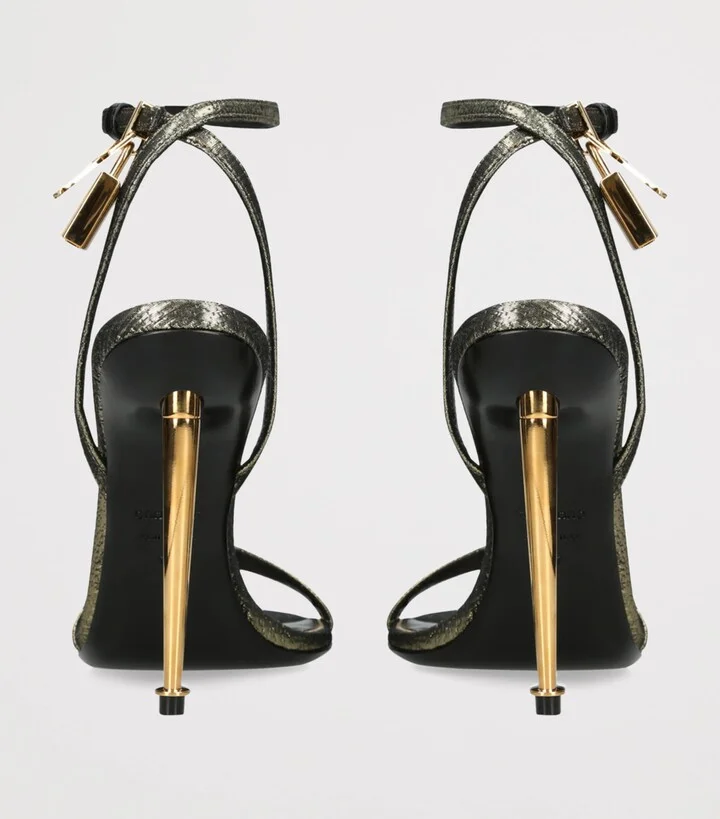 Tom Ford Leather Padlock Sandals 105 - Image 2
