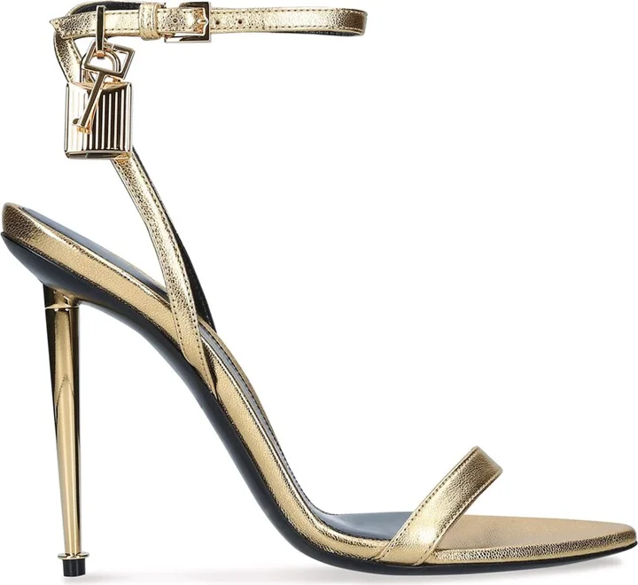 Tom Ford Leather Padlock Sandals 105