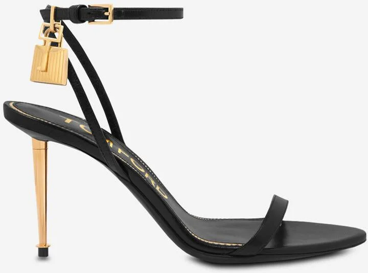 Tom Ford Leather Padlock Sandals