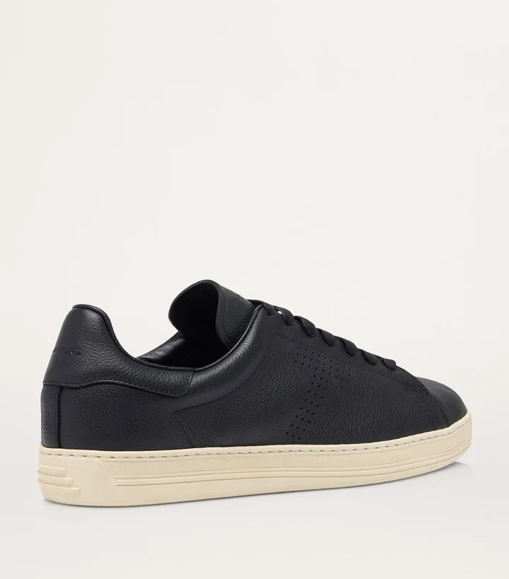 Tom Ford Leather Warwick Sneakers - Image 3