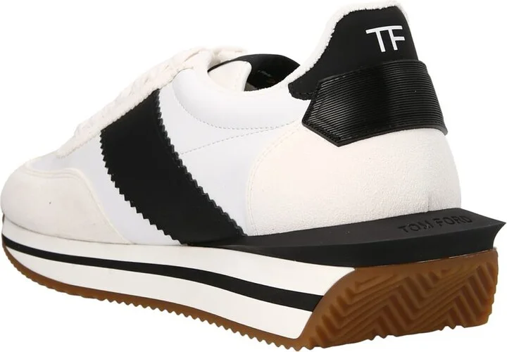 Tom Ford Logo Leather Sneakers - Image 2