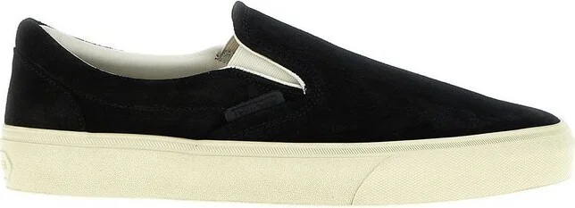 Tom Ford Logo Patch Jude Slip-On Sneakers