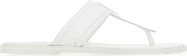 Tom Ford Logo Plaque Thong Sandals