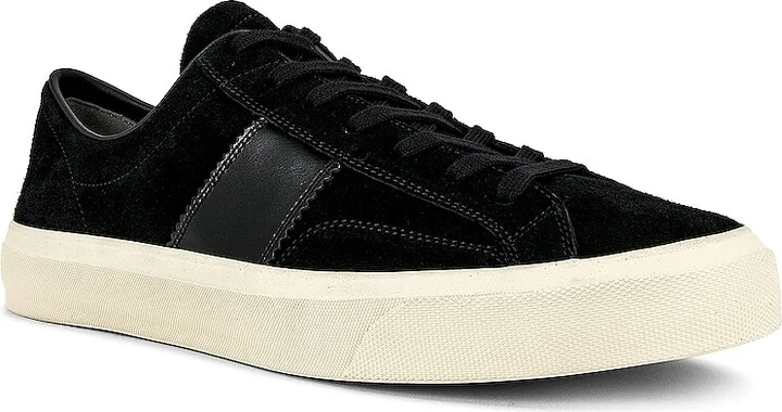 TOM FORD Low Top Cambridge Sneakers in Black - Image 2