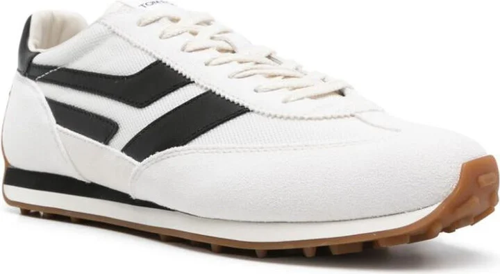 Tom Ford Mick Suede And Mesh Sneakers Shoes - Image 2