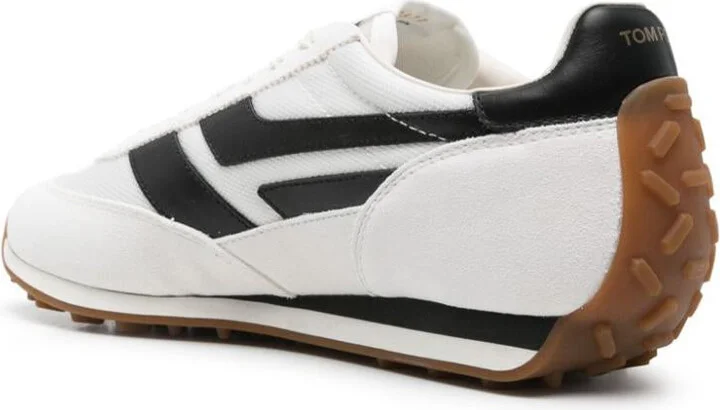 Tom Ford Mick Suede And Mesh Sneakers Shoes - Image 3