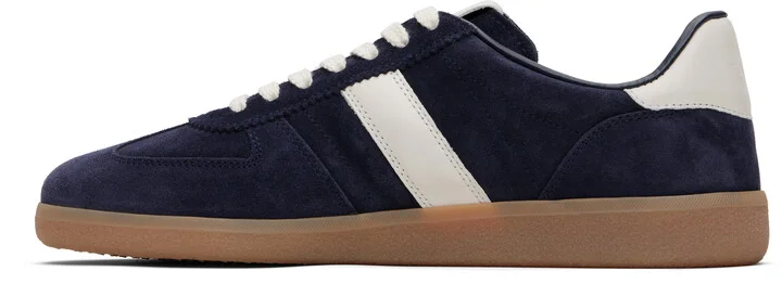 TOM FORD Navy Suede Archer Sneakers - Image 3