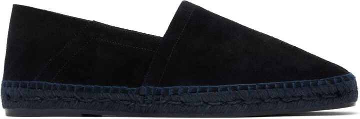 TOM FORD Navy Suede Barnes Espadrilles