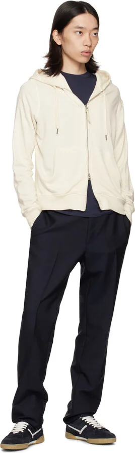TOM FORD Navy Suede Jackson Sneakers - Image 5