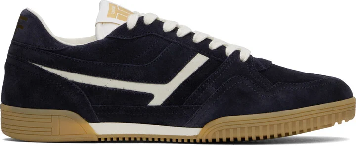 TOM FORD Navy Suede Jackson Sneakers
