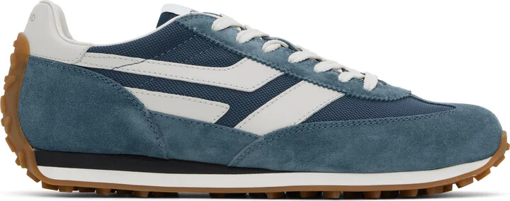 TOM FORD Navy Suede Mick Sneakers
