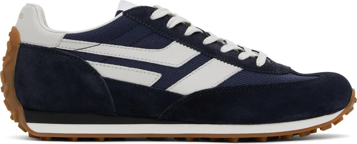 TOM FORD Navy Suede Mick Sneakers