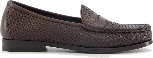 Tom Ford Neville Interwoven-Designed Loafers